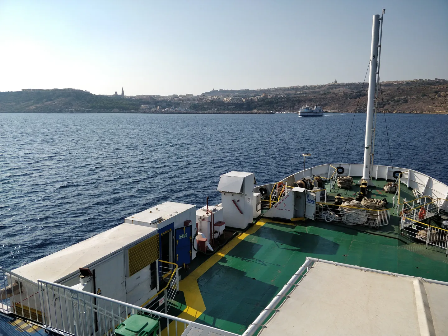 Ferry on the way to Mgarr